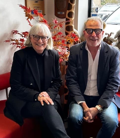 Mechanic working on a car